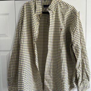 Polo Ralph Lauren Yellow and Blue Checkered Shirt